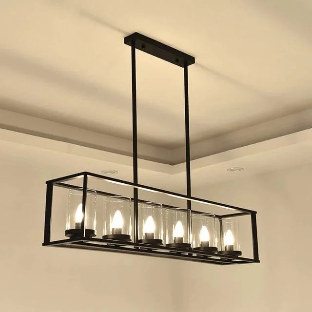 Kitchen island linear pendant deals